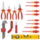 Куфар с инструменти Robust23 Start Elektro 24ч, 00 21 34 HL S2, KNIPEX