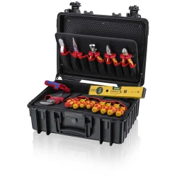 Куфар с инструменти Robust23 Start Elektro 24ч, 00 21 34 HL S2, KNIPEX