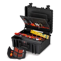 Куфар с електротехнически инструменти „Robust34“ 26 части, 00 21 36, KNIPEX