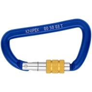 Карабинер осигурителен, 2бр, 00 50 03 T BK, KNIPEX