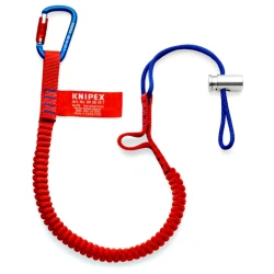 Въже осигурително с карабинер до 6kg, 00 50 12 T BK, KNIPEX