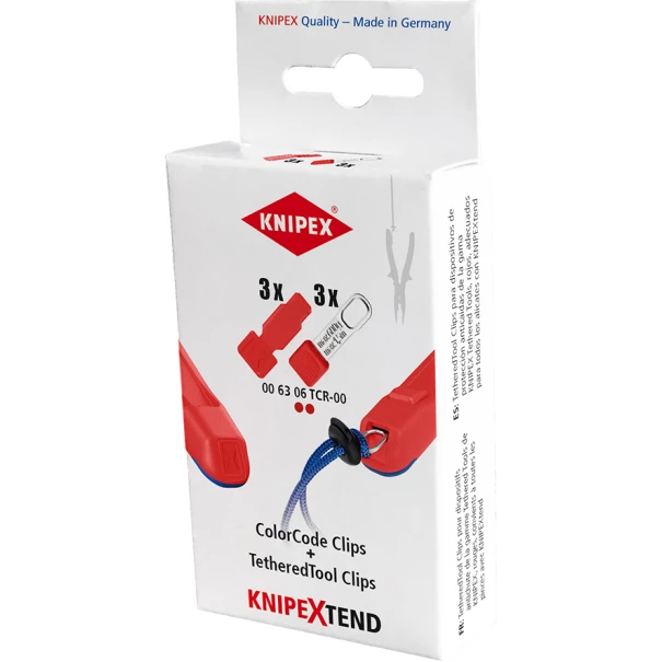 Промо сет монтажен KNIPEXtend Basic: комплект 00 20 11 + клипсове TehteredTool + клипсове ColorCode, 9ч, KNIPEX