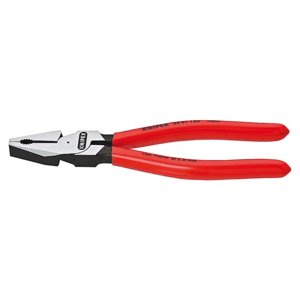 Комбинирани клещи мощни фосфатирани, Ø2,5mm, 180 mm, 02 01 180 SB, KNIPEX