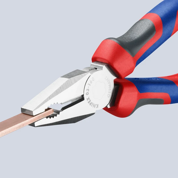 Клещи комбинирани хромирани 3K KNIPEXtend, Ø3,1mm, 160mm, 03 05 160 SB, KNIPEX