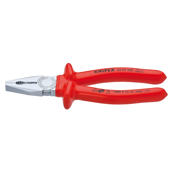 Клещи комбинирани хромирани 250mm, 03 07 250, KNIPEX