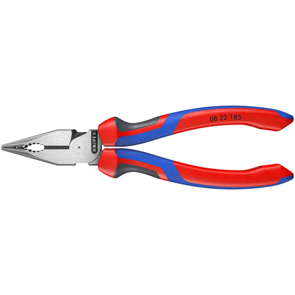 Клещи комбинирани островърхи 3K KNIPEXtend, Ø3,8mm, 185mm, 08 22 185, KNIPEX