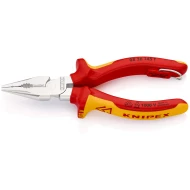 Клещи комбинирани островърхи с халка, Ø2mm, 145mm, 08 26 145 T, KNIPEX