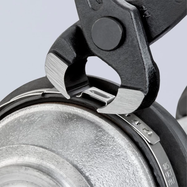 Клещи за кръгли клеми черни 220 mm, 10 98 I220, KNIPEX