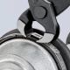 Клещи за кръгли клеми черни 220 mm, 10 98 I220, KNIPEX