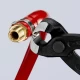 Клещи за кръгли клеми черни 220 mm, 10 98 I220, KNIPEX