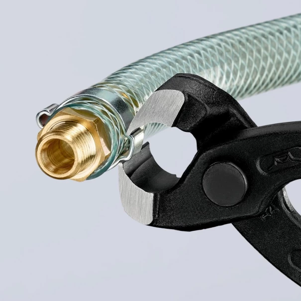 Клещи за кръгли клеми черни 220 mm, 10 98 I220, KNIPEX