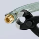 Клещи за кръгли клеми черни 220 mm, 10 98 I220, KNIPEX