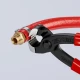 Клещи за кръгли клеми черни 220 mm, 10 98 I220, KNIPEX