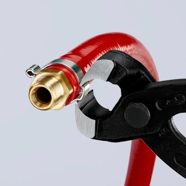 Клещи за кръгли клеми черни 220 mm, 10 98 I220, KNIPEX