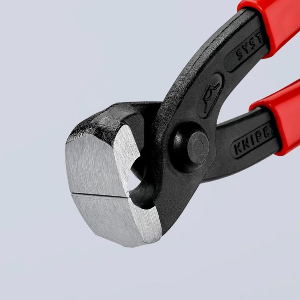 Клещи за кръгли клеми черни 220 mm, 10 98 I220, KNIPEX