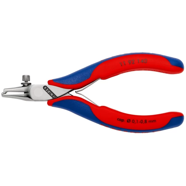 Клещи за оголване на кабели за електроника 140mm, 11 92 140, KNIPEX