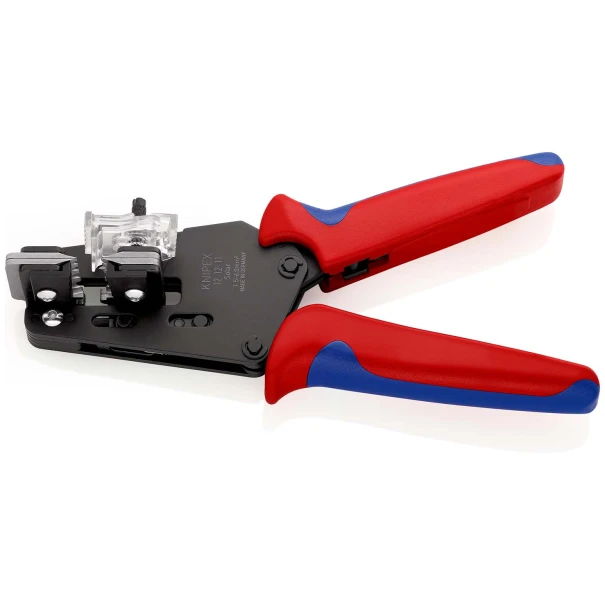 Клещи прецизни за сваляне на изолация на соларни кабели 195mm, 12 12 11, KNIPEX