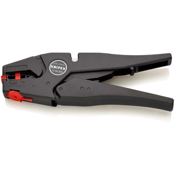 Клещи саморегулиращи се за сваляне на изолация 200mm, 12 40 200 SB, KNIPEX