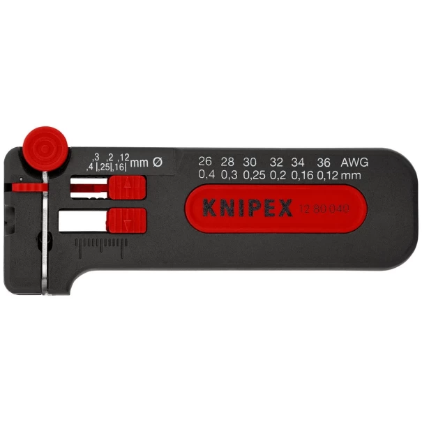 Инструмент мини за сваляне на изолация 100mm, 12 80 040 SB, KNIPEX