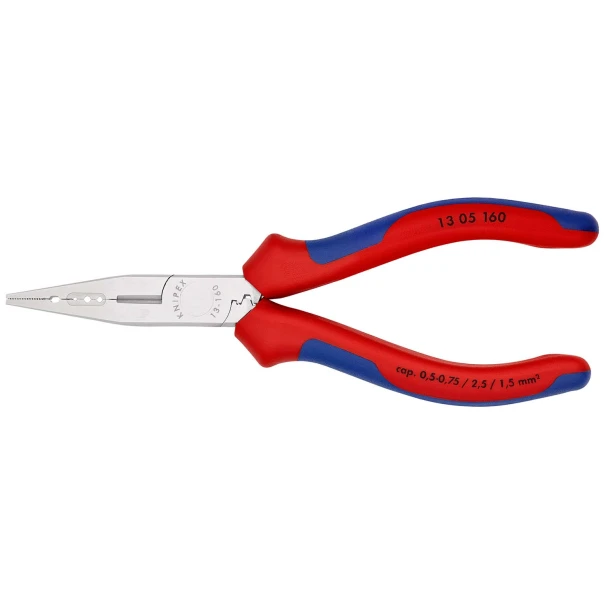 Клещи електротехнически хромирани 160 mm, 13 05 160, KNIPEX