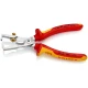 Клещи за оголване на кабели с ножица KNIPEX StriX, хромирани, до 10,0 mm², 180mm, 13 66 180 SB, KNIPEX