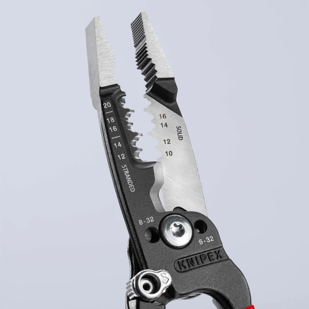 Клещи ковани за рязане и зачистване 8в1, 200 mm, 13 71 8, KNIPEX