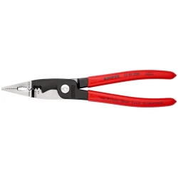 Клещи електротехнически фосфатирани 200 mm, 13 81 200, KNIPEX