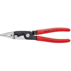 Клещи електротехнически фосфатирани 200 mm, 13 81 200, KNIPEX