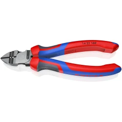 Клещи резачки странични за сваляне на изолация 3К KNIPEXtend, Ø2,5mm 160mm, 14 22 160 SB, KNIPEX