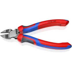 Клещи резачки странични за сваляне на изолация 3К KNIPEXtend, Ø2,5mm 160mm, 14 22 160 SB, KNIPEX