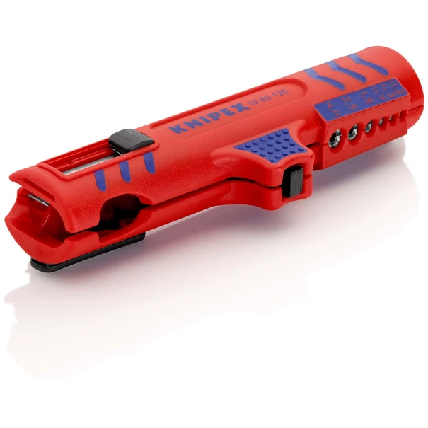 Инструмент за сваляне на изолация, 0,2-4mm², 125mm, Ø8-13mm, 16 85 125 SB, KNIPEX