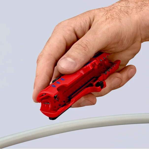 Инструмент за сваляне на изолация, 0,2-4mm², 125mm, Ø8-13mm, 16 85 125 SB, KNIPEX