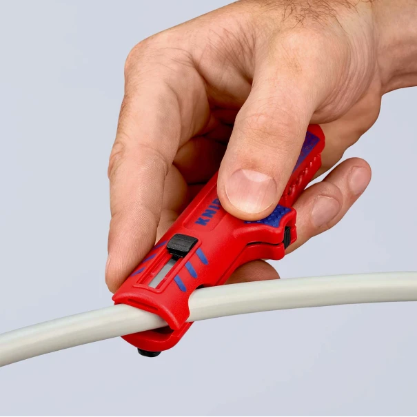Инструмент за сваляне на изолация, 0,2-4mm², 125mm, Ø8-13mm, 16 85 125 SB, KNIPEX