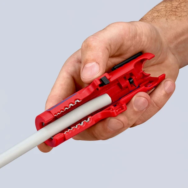 Инструмент за сваляне на изолация, 0,2-4mm², 125mm, Ø8-13mm, 16 85 125 SB, KNIPEX