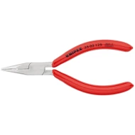 Клещи захващащи полукръгли, с резачки, хромирани 125 mm, 25 03 125, KNIPEX