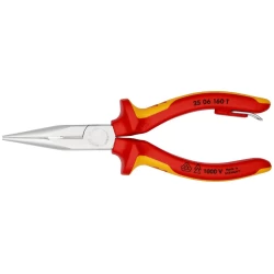Клещи телефонни с резец,  халка, 160 mm, 25 06 160 T, KNIPEX