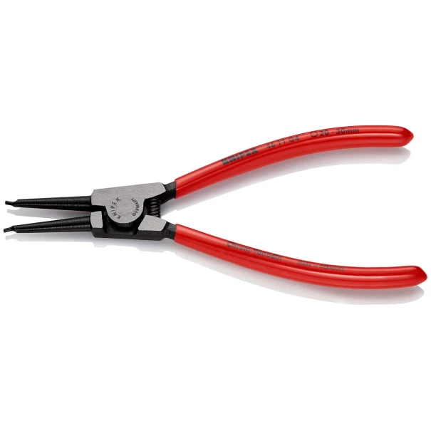Клещи зегер външни фосфатирани, черни 180 mm, 46 11 G4, KNIPEX