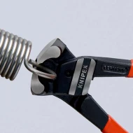 Клещи болторези челни лостови фосфатирани, черни 200 mm, 61 01 200, KNIPEX