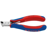 Клещи резачки със скосени остриета за електроника 120 mm, 62 12 120, KNIPEX