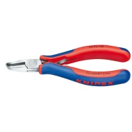 Клещи резачки челни за електроника с многокомпонентни обложки 120 mm, 64 72 120, KNIPEX