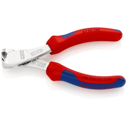 Клещи резачки усилени челни хромирани 140 mm, 67 05 140, KNIPEX