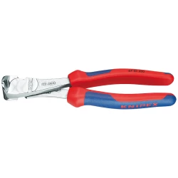 Клещи резачки усилени челни хромирани 200mm, 67 05 200, KNIPEX