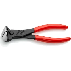 Клещи резачки челни фосфатирани, черни 180 mm, 68 01 180, KNIPEX