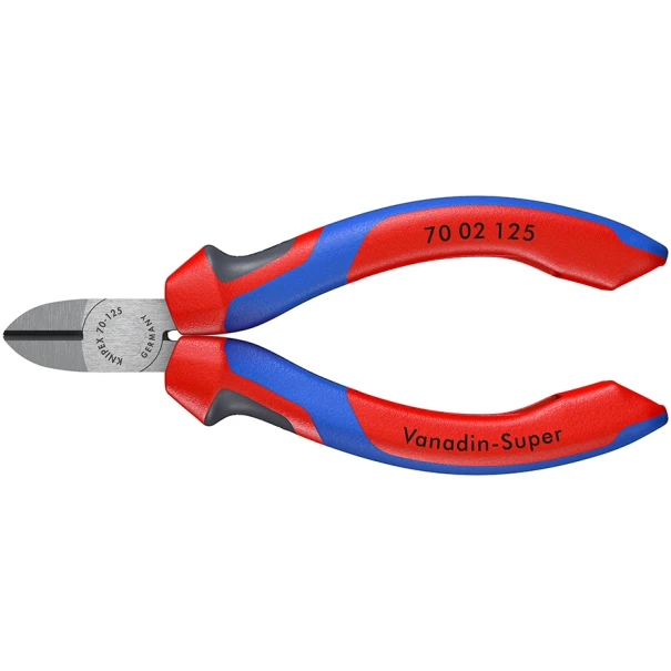 Клещи резачки странични 3К KNIPEXtend Ø3,0mm, 125mm, 70 02 125 SB, KNIPEX