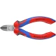 Клещи резачки странични 3К KNIPEXtend Ø3,0mm, 125mm, 70 02 125 SB, KNIPEX