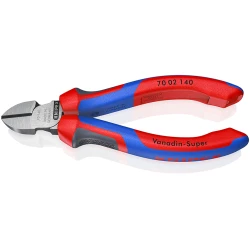 Клещи резачки странични 3К KNIPEXtend, Ø4,0mm, 140mm, 70 02 140, KNIPEX