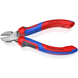 Клещи резачки странични 3К KNIPEXtend, Ø4,0mm, 140mm, 70 02 140, KNIPEX