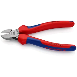 Клещи резачки странични фосфатирани, черни 160mm, 70 02 160 SB, KNIPEX