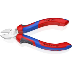 Клещи резачки странични 3К KNIPEXtend, Ø2,5mm 140mm, 70 05 140, KNIPEX