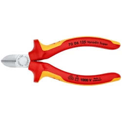 Клещи резачки странични хромирани 125mm, 70 06 125, KNIPEX
